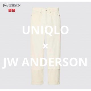 ユニクロ(UNIQLO)のデニムパンツ   UNIQLO JW ANDERSON アイボリー(デニム/ジーンズ)