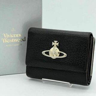ヴィヴィアンウエストウッド(Vivienne Westwood)の✨美品✨VivienneWestwood 三つ折財布 がま口財布 ブラック(財布)