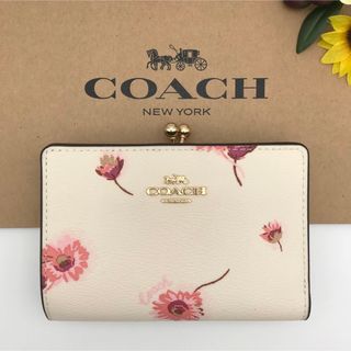 コーチ(COACH)のCOACH 財布 ★大人気★ キスロックミディアムウォレット フローラル 新品(財布)