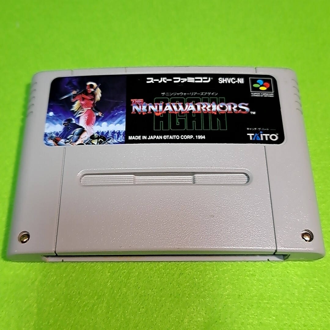ザ・ニンジャウォーリアーズ アゲイン (箱説なし)スーパーファミコンソフト⑪②