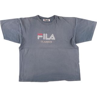 FILA - 古着 70~80年代 フィラ FILA スポーツTシャツ イタリア製 メンズXL ヴィンテージ /eaa452156