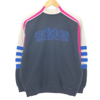 アディダス(adidas)の古着 アディダス adidas ORIGINALS オリジナルス ハイネック ロゴスウェットシャツ トレーナー レディースM /eaa444118(トレーナー/スウェット)