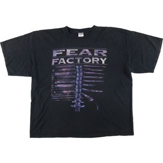 古着 00年代 ギルダン GILDAN FEAR FACTORY フィアファクトリー バンドTシャツ バンT メンズXXL /eaa450871(Tシャツ/カットソー(半袖/袖なし))