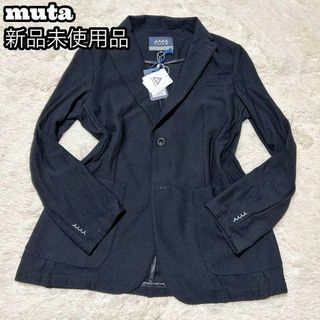 ムータ(muta)の新品未使用◎ムータマリン テーラードジャケット メッシュ ネイビー XL(テーラードジャケット)