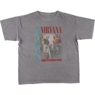 古着 NIRVANA ニルヴァ―ナ バンドTシャツ バンT メンズL /eaa450896(Tシャツ/カットソー(半袖/袖なし))