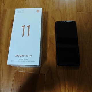 シャオミ(Xiaomi)のxiaomi11tpro　メテオライトグレー　グローバル版(スマートフォン本体)