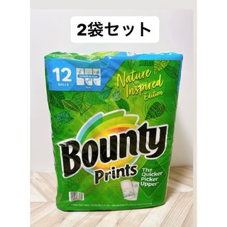 バウンティ(Bounty)のバウンティキッチンペーパー118カット12ロール入り × 2袋（合計24ロール）(日用品/生活雑貨)