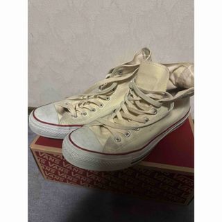 コンバース(CONVERSE)のコンバース ハイカット 生成 29cm 10.5ホワイト(スニーカー)