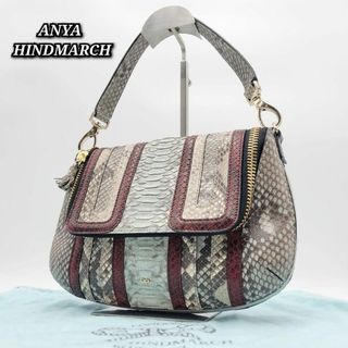 アニヤハインドマーチ(ANYA HINDMARCH)の☆ほぼ未使用☆ ANYA HINDMARCH ワンショルダー パイソン(ショルダーバッグ)