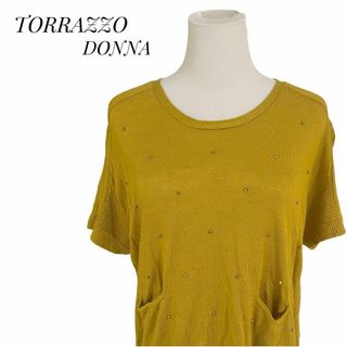 トラッツォドンナ(TRAZZO DONNA)のTORRAZZO DONNA  トラッツォドンナ　レディース　半袖　サマーニット(ニット/セーター)