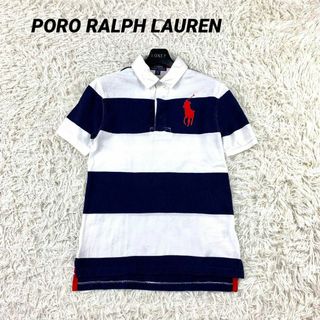 ポロラルフローレン(POLO RALPH LAUREN)の✨PORO RALPH LAUREN✨レディース　ポロシャツ　ボーダー　ロゴ刺繍(ポロシャツ)