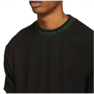 アクネストゥディオズ(Acne Studios)のAcne Studios 限定 ハイネック ロゴ Tシャツ(Tシャツ/カットソー(半袖/袖なし))