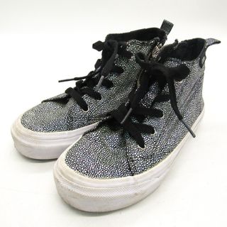 ヴァンズ(VANS)のバンズ スニーカー ハイカット フリースクラッシクスコール V68CJ シューズ 靴 黒 キッズ 男の子用 22サイズ ブラック VANS(スニーカー)