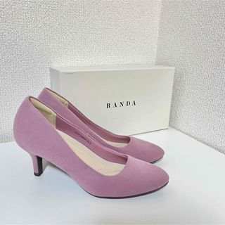 RANDA - 【新品】RANDA パンプス　ラベンダー　スエード　ハイヒール　パープル