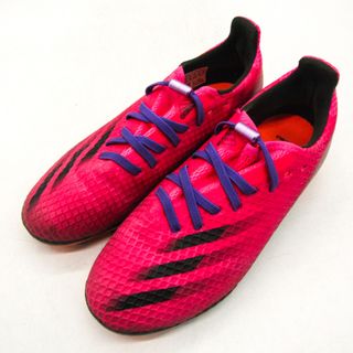 アディダス(adidas)のアディダス サッカースパイク スニーカー エックスゴースト.3 FY1093 シューズ 靴 キッズ 男の子用 21.5サイズ ピンク adidas(スニーカー)