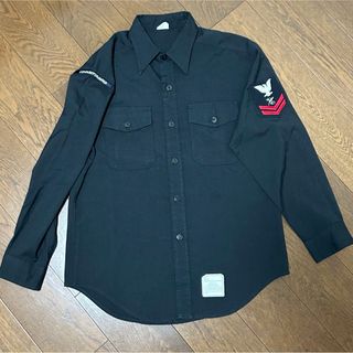 MILITARY - US  NAVY（米海軍）SHIRT, MAN'S UTILITY USED