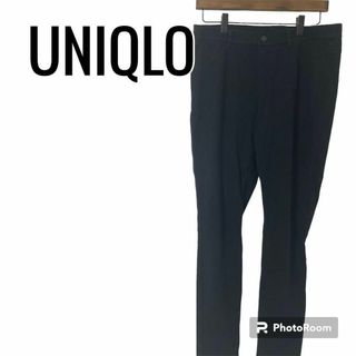 ユニクロ(UNIQLO)のUNIQLO ユニクロ　サイドポケットなし　カジュアルパンツ　黒　ストレート(カジュアルパンツ)