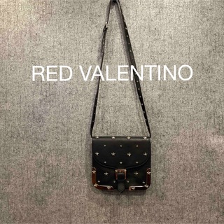 レッドヴァレンティノ(RED VALENTINO)のRED VALENTINO スタースタッズショルダーバッグ(ショルダーバッグ)