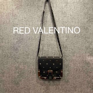 RED VALENTINO スタースタッズショルダーバッグ