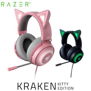 Razer - Razer レイザー ゲーミング ヘッドセット ネコミミ ピンク