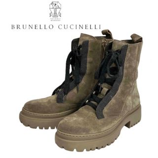 BRUNELLO CUCINELLI - 美品【BRUNELLO CUCINELLI】スエードブーツ　