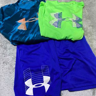 アンダーアーマー(UNDER ARMOUR)のアンダーアーマー　Tシャツ、パンツ150(Tシャツ/カットソー)