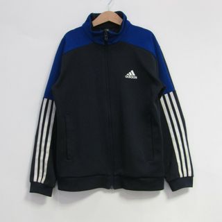 アディダス(adidas)のアディダス ジャージ ジャケット アウター バックロゴ スポーツウエア キッズ 男の子用 150サイズ ネイビー adidas(その他)