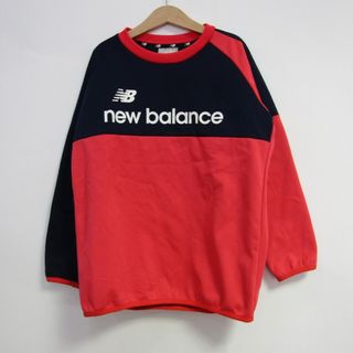 ニューバランス(New Balance)のニューバランス スウェット トレーナー トップス 裏起毛 スポーツウエア キッズ 男の子用 130サイズ 黒×赤 NEW BALANCE(その他)