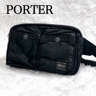 美品✨PORTER ポーター　TANKAR/タンカー　ウエストバッグ　ブラック