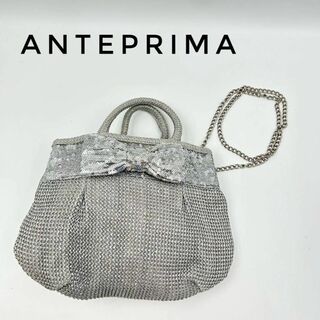 ANTEPRIMA - ☆大人気☆ ANTEPRIMA ハンドバッグ スパンコール バッグ シルバー
