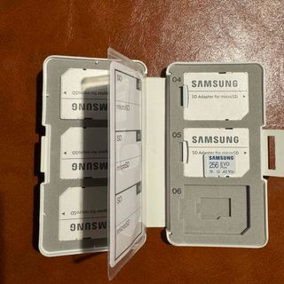 SAMSUNG - サムスンSDカード　256GB×2 128GB×3 ケース付き