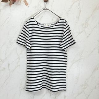 ハニーサックルローズ(HONEYSUCKLE ROSE)のM ハニーサックルローズ カットソー 半袖 ボーダー クルーネック 綿100%(Tシャツ(半袖/袖なし))