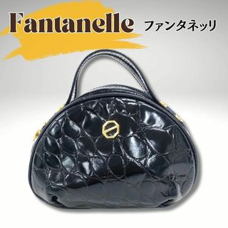 Fantanelli ファンタネッリ　ミニバッグ　ブラック(ハンドバッグ)