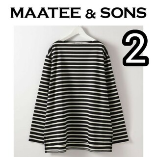 MAATEE&SONS × スティーブンアラン別注バスクシャツ ボートネック(Tシャツ/カットソー(七分/長袖))