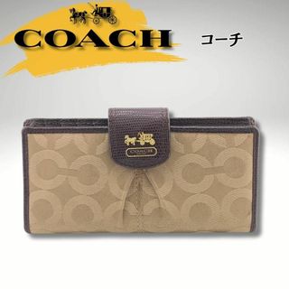 コーチ(COACH)のcoach　コーチ 二つ折り長財布　カード入れ多め(財布)