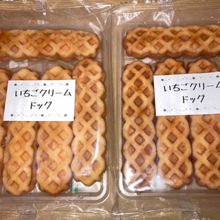 季節限定 いちごクリームドッグ 工場直売 アウトレット(菓子/デザート)