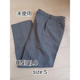 ユニクロ(UNIQLO)のUNIQLO スマートアンクルパンツ S グレンチェック(カジュアルパンツ)