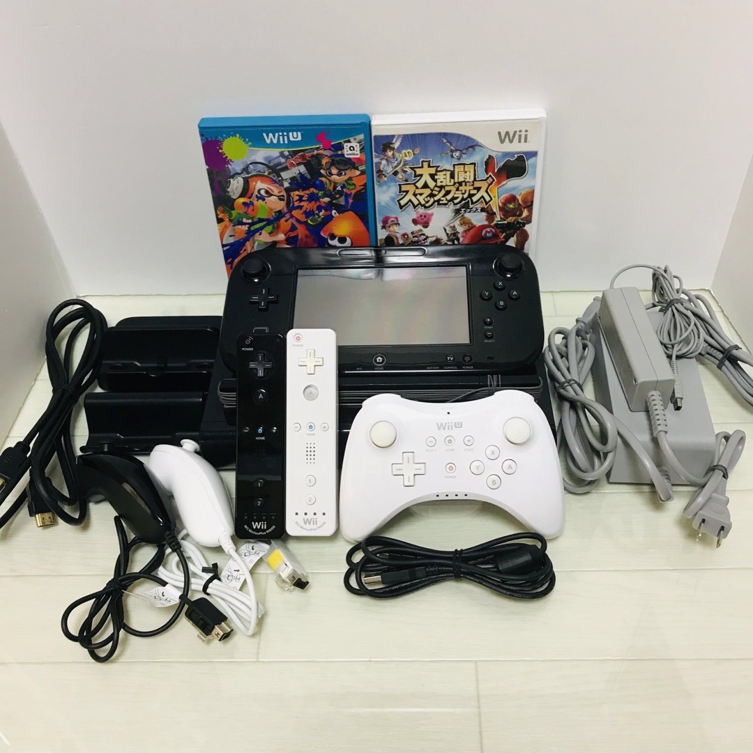 WiiU 本体 一式 5個 セット GamePad づらい ゲームパッド Wii U WiiU 本体 一式 5個 セット GamePad づらい ゲームパッド Wii U