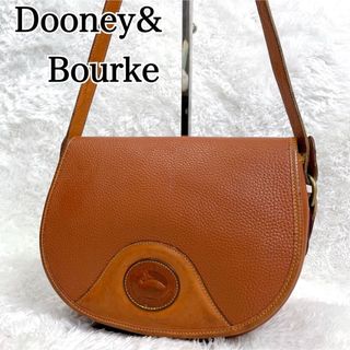 DOONEY&BOURKE ショルダーバッグ レザー アヒル ロゴ キャメル(ショルダーバッグ)