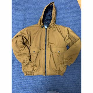 WFS  bomber jacket ジップ　パーカー　中綿　ブラウン　茶(ブルゾン)