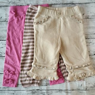 ベビーギャップ(babyGAP)のBABY GAP ベビーギャップ ガールズ ボトムス 3点セット スパッツ(パンツ/スパッツ)