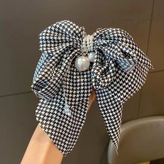 【数量限定】レディース ヘアクリップ 髪留め 大人可愛い まとめ髪 揺れるパール(バレッタ/ヘアクリップ)