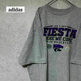 アディダス(adidas)のadidas アディダス Tシャツ 半袖 アメフト フィエスタ ゆるだぼ 2XL(Tシャツ/カットソー(半袖/袖なし))