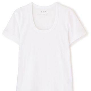 エトレトウキョウ(ETRE TOKYO)のthree dots オーガニックコットンUネックTee(Tシャツ/カットソー(半袖/袖なし))