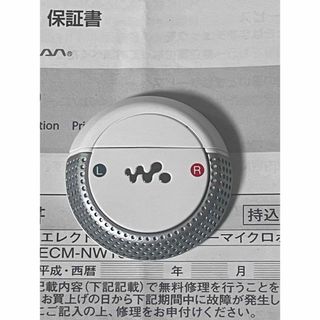 ソニー(SONY)のECM-NW10 SONY ウォークマン用マイク 美品(ポータブルプレーヤー)