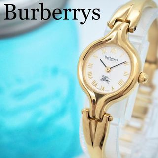 バーバリー(BURBERRY)の736 Burberrys バーバリー時計　レディース腕時計　バングル　ゴールド(腕時計)