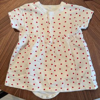 プチバトー(PETIT BATEAU)の【ほぼ新品】プチバトー　ベビー服 74cm(ワンピース)