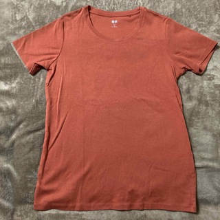 ユニクロ(UNIQLO)の529-630 ユニクロ　Tシャツ　オレンジ(Tシャツ/カットソー(半袖/袖なし))
