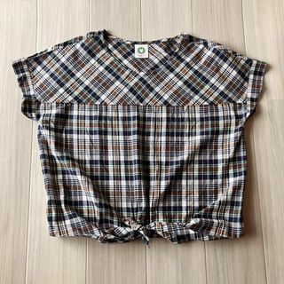 ロペピクニック(Rope' Picnic)のロペピクニック　オーガニックコットン　チェックシャツ(シャツ/ブラウス(半袖/袖なし))