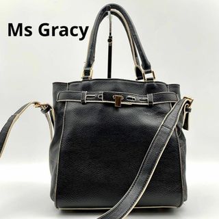 ✨大人気✨Ms Gracyエムズグレイシー　2way ショルダー　ブラック